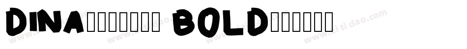 DINAltrnate BOLD字体转换